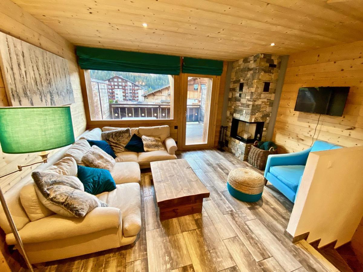 Le Nid Du Corbeau Villa Morgins Exteriör bild