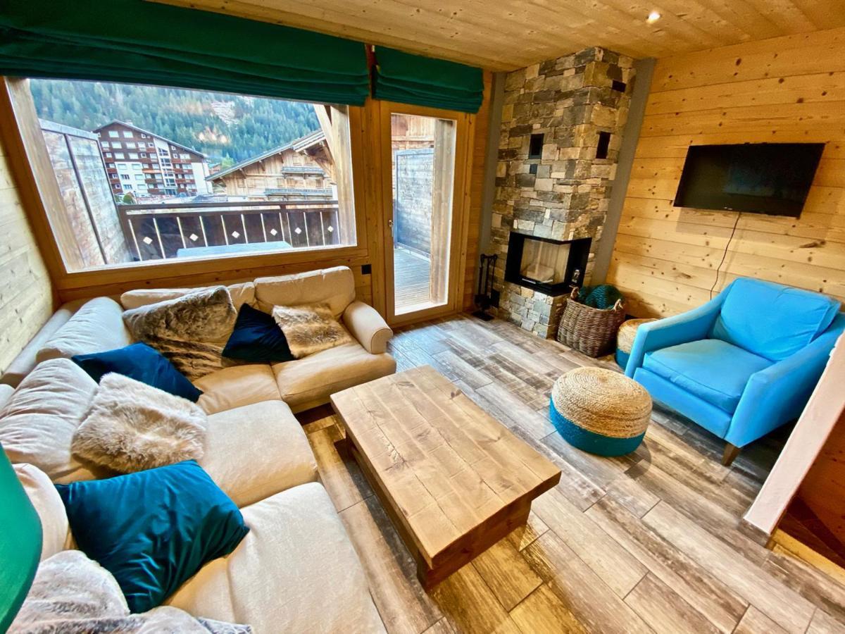 Le Nid Du Corbeau Villa Morgins Exteriör bild